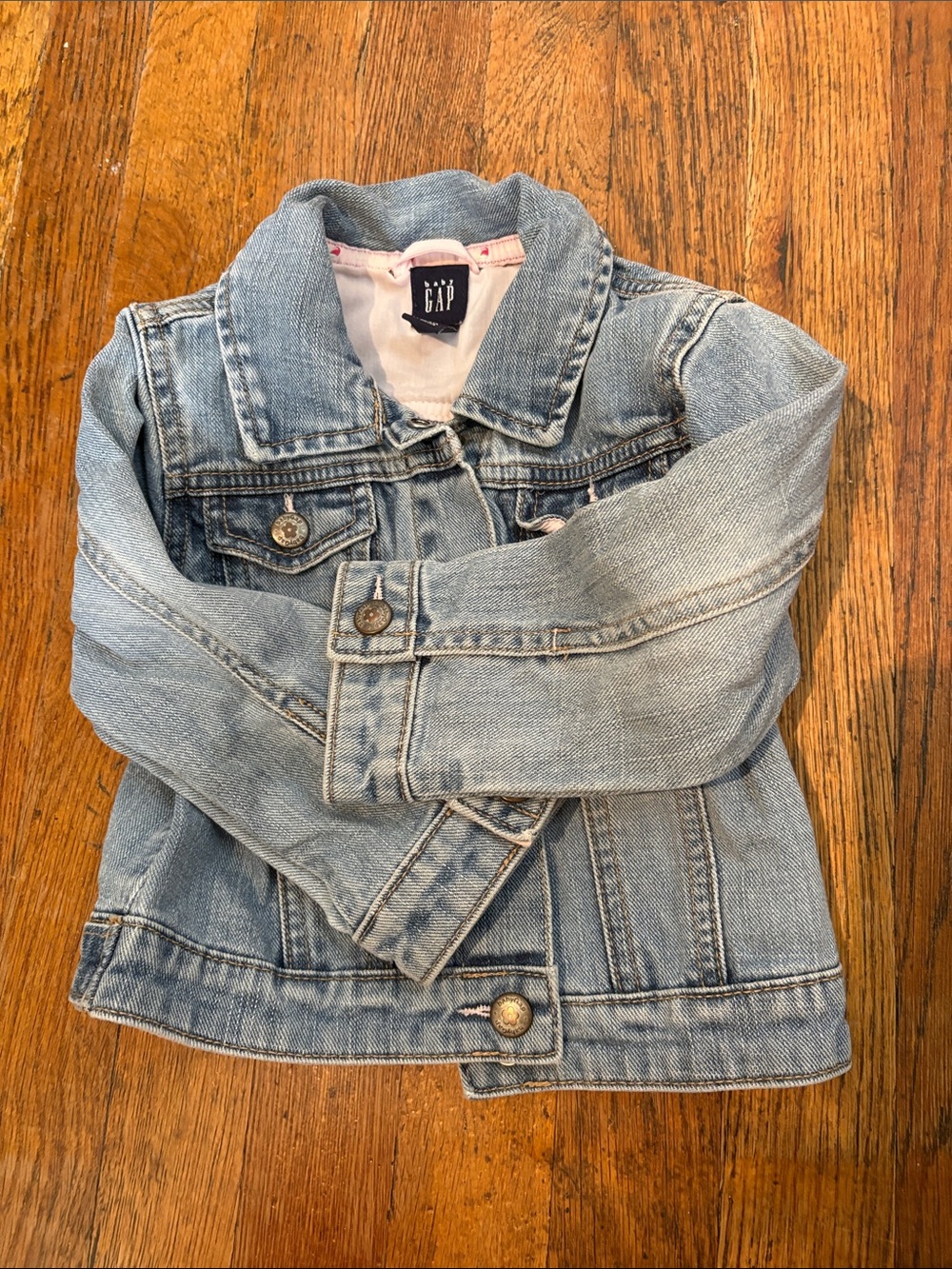GAP Light Wash Kids Denim Jacket